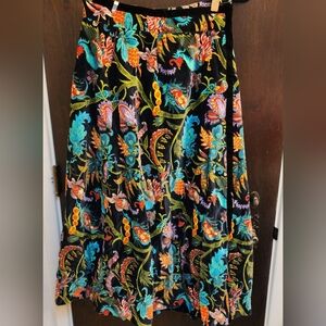 Vintage Velvet Saks Fifth Avenue Black Skirt